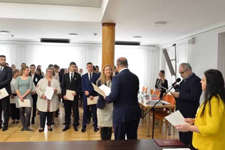 Zaprzysiężenie Ireny Kyryczenko na tłumacza przysięgłego języka ukraińskiego